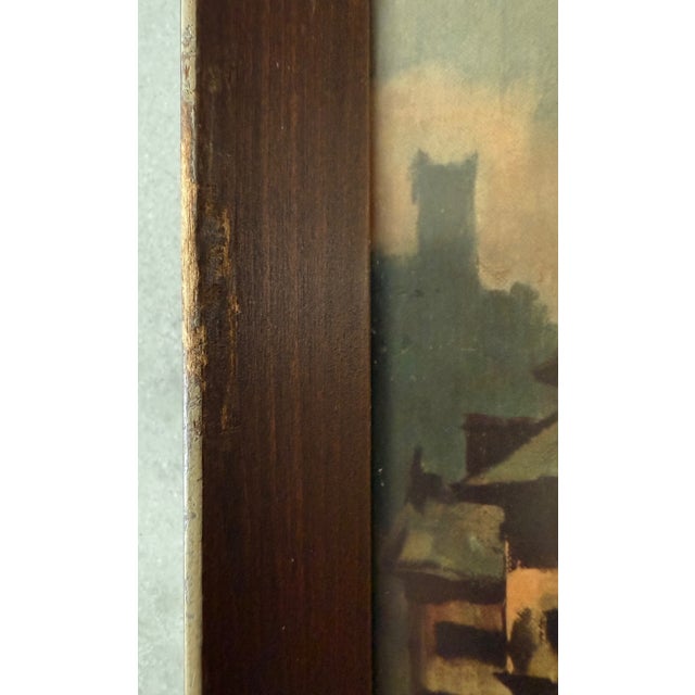 Pair of Framed Vintage Mid Century Travel Prints For Sale - Image 14 of 14