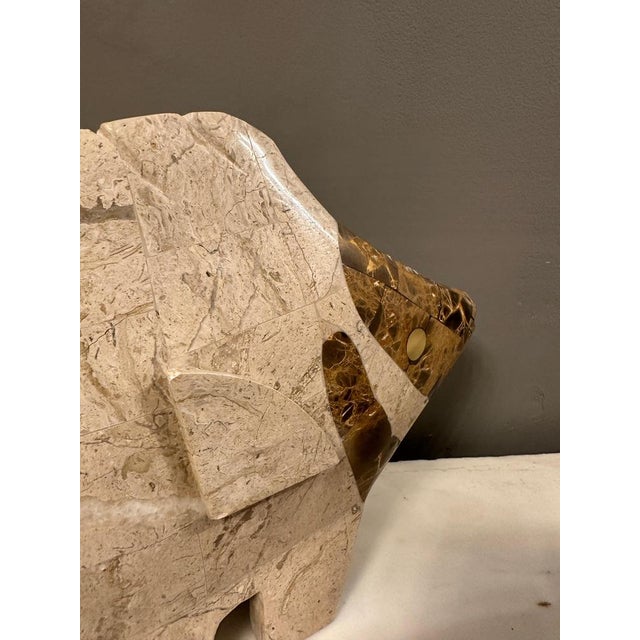 Stone Marble Tropical Fish by Maitland Smith, 1980s, Set of 2 For Sale - Image 7 of 12