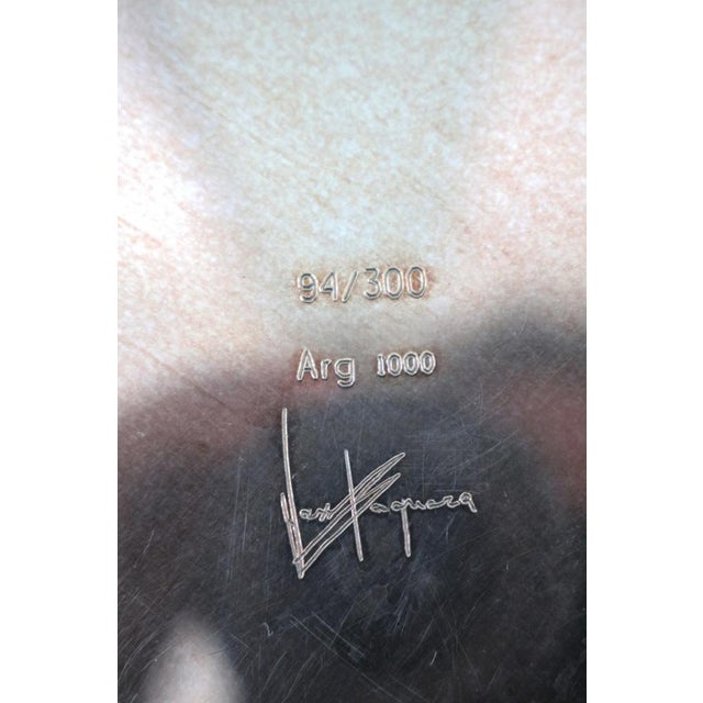 Silver Lamperti Laser Floor Lamp Limited Edition 925 Silver 94/300 by Max Baguera, 1980s For Sale - Image 8 of 12