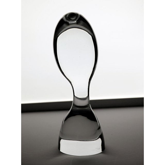 Abstract Bust Sculpture in Transparent Glass by Livio Seguso For Sale - Image 16 of 18