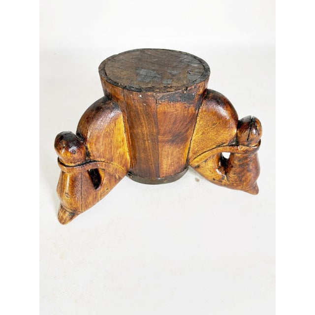 Wood Wooden Pen Holder with Horse Heads, France, 1960 For Sale - Image 7 of 12
