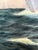 Danish Artist B. Johansen Vintage Dramatic Marine Seascape Oil Painting Framed For Sale - Image 4 of 13
