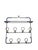 Vintage Stitched Leather Coat Rack by Jacques Adnet, 1950s For Sale - Image 11 of 11