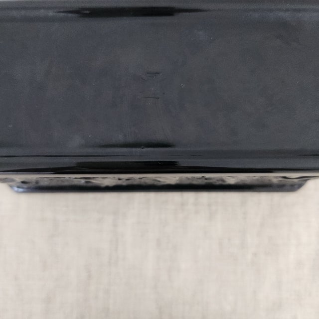 Vintage Black Amethyst Cachepot Jardinieres, a Pair For Sale - Image 12 of 12