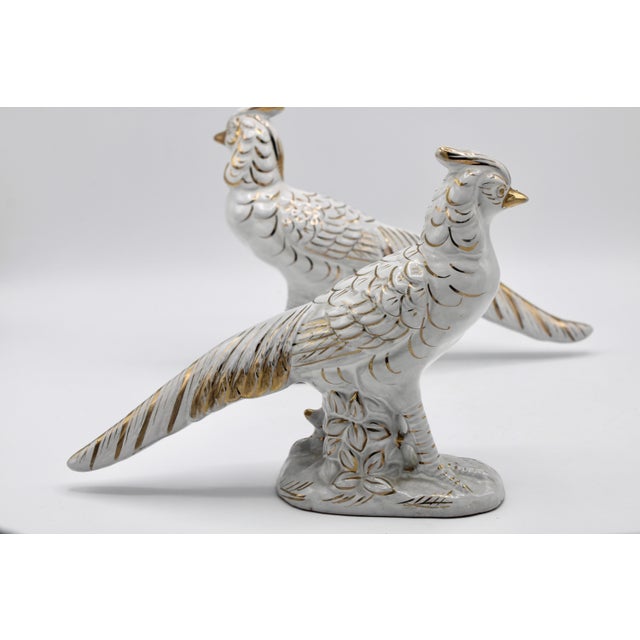 Vintage Italian Terracotta Pheasants For Sale - Image 9 of 12