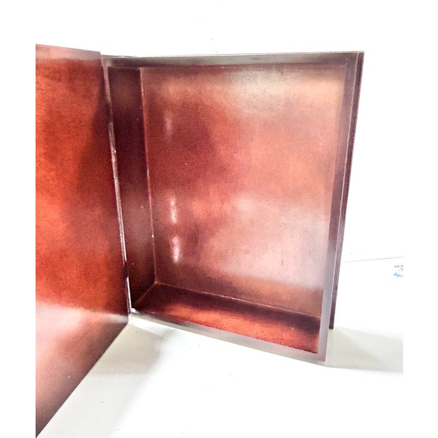 Brown Vintage Bombay Company Book Box – Faux Book Storage Box – Library Decor Keepsake Box For Sale - Image 8 of 11