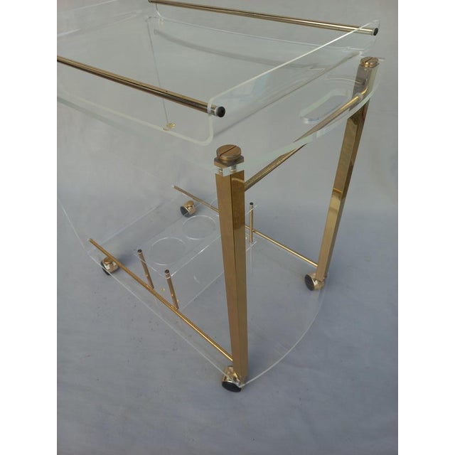 Rolling Bar Table, 1980s For Sale - Image 10 of 14