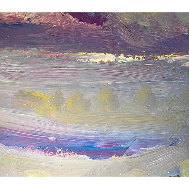 Blue Jean Krille, Landscape 118, Oil on Masonite, 1979 For Sale - Image 8 of 12