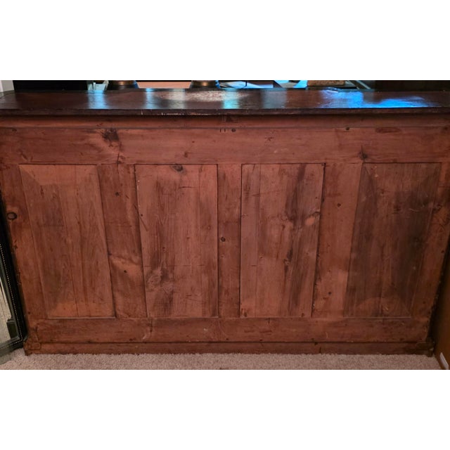 Rare Victorian Ebonized Display Side Cabinet With Clear Glass Door, Gilt Caryatids & Edwards & Roberts Provenance, London, Circa 1870 For Sale - Image 13 of 14