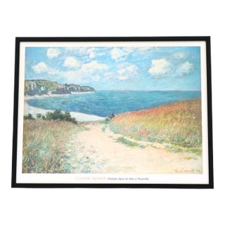 Claude Monet Path in the Wheat Fields at Pourville Impressionist Artwork Print For Sale