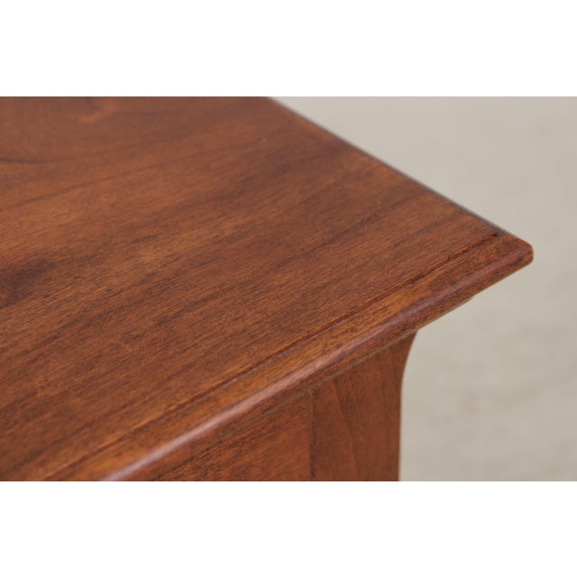 Brown Bartley Collection Cherry Chippendale 1 Door Spice Cabinet For Sale - Image 8 of 17