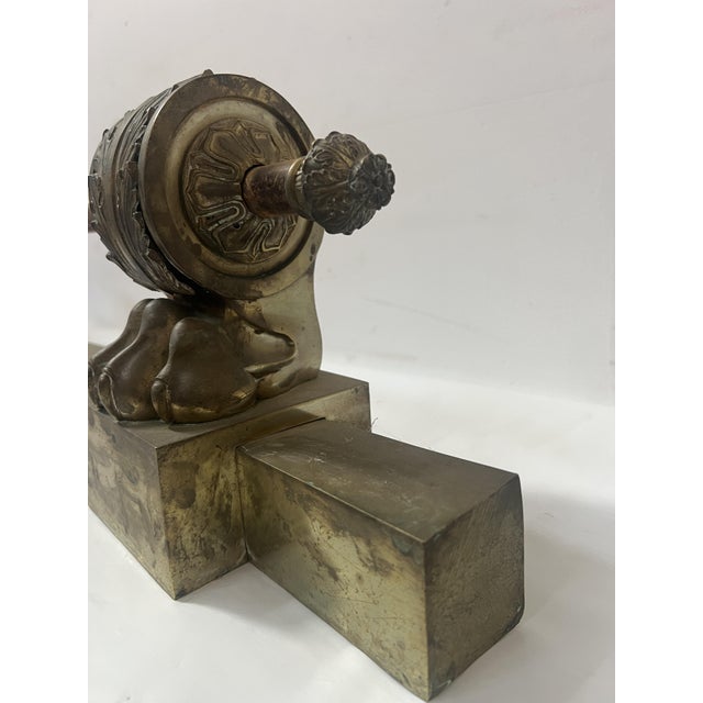 19th Century Restoration Gilt Bronze Fireplace Mantel For Sale - Image 5 of 11