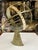 Metal Bronze Armillary With Verdigris Patina Depicting Signs of the Zodiac For Sale - Image 7 of 13