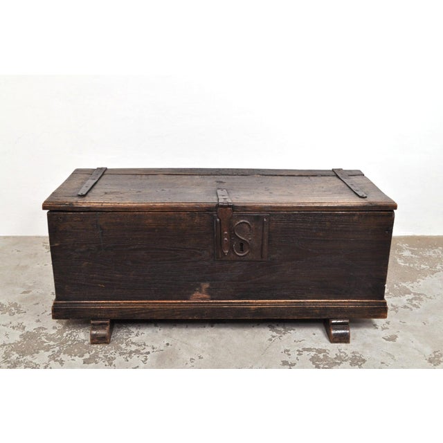 Antique Oak Chest, 1780s For Sale - Image 13 of 13