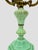 1970s Vintage Jadeite 3 Arm Table Lamp For Sale - Image 5 of 15