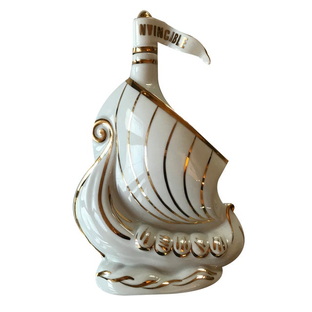 Porcelain Carafe for Limoges Cognac, 1970s For Sale