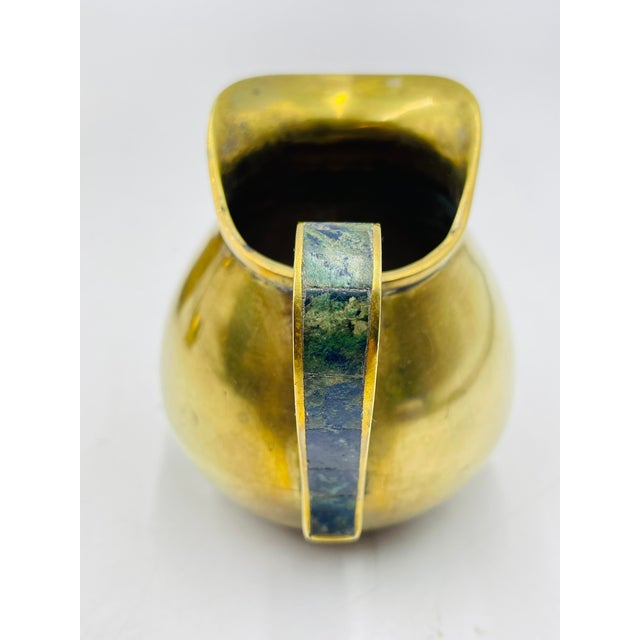 1950s Los Castillo Taxco Brass & Stone Inlaid Tea Set, Mexican Modernism - Set of 3 For Sale - Image 13 of 18