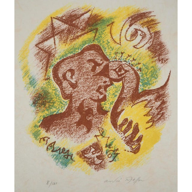 André MASSON (1896-1987) Friendly Birds, 1973 Original lithograph Signed in pencil Numbered / 101 copies On Japanese paper...