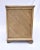 Wood Vintage Chevron Pencil Reed Writing Desk With Brass Hardware, Usa For Sale - Image 7 of 12