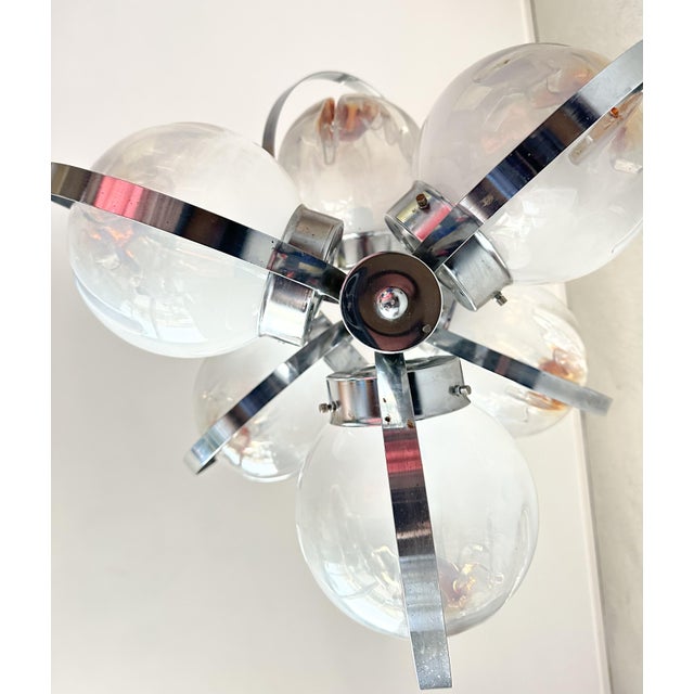 1970s Vintage Sputnik Light from Mazegga, 1970s For Sale - Image 5 of 17