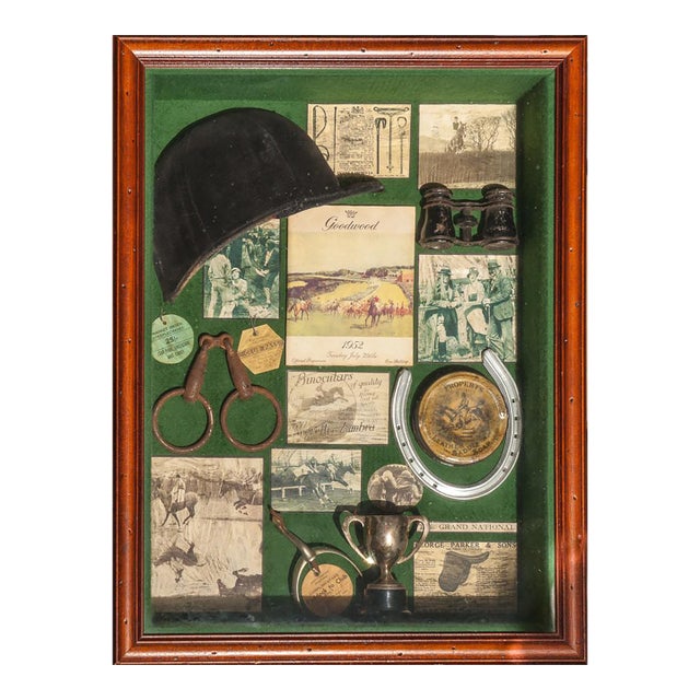 Glorious Goodwood C1952 Official Programme Shadow Box For Sale