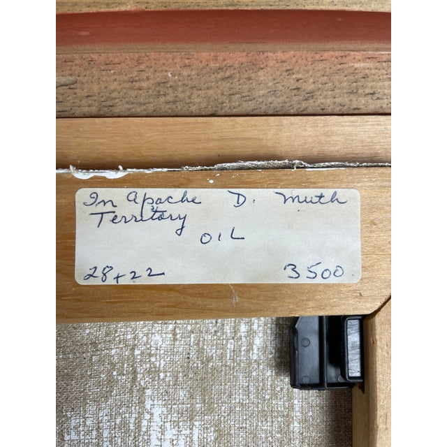 Oil painting on canvas by American artist, Donald Wallace Muth (1919-2006). Per The Spokesman Review (Spokane, WA), Muth...
