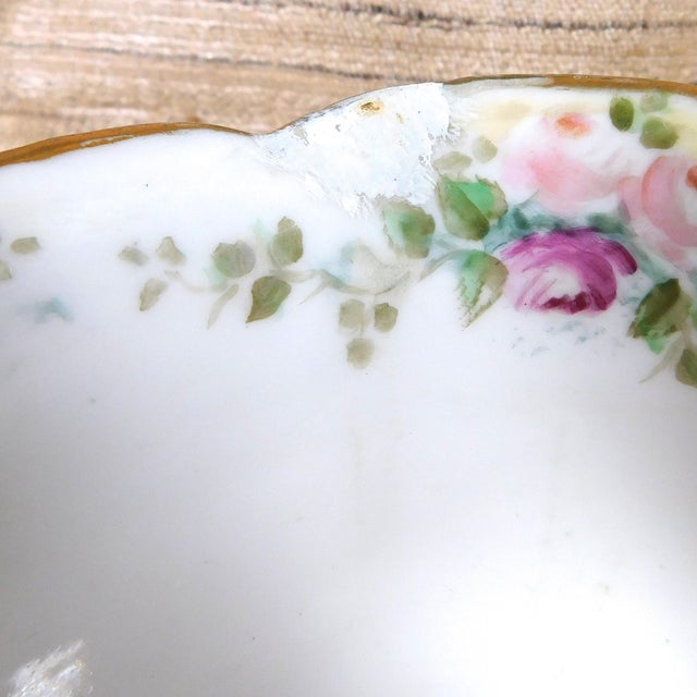 1940s 1940s Jean Pouyat Limoges Ramekin, Serving Dish, Fruit Bowl and Underplate For Sale - Image 5 of 8