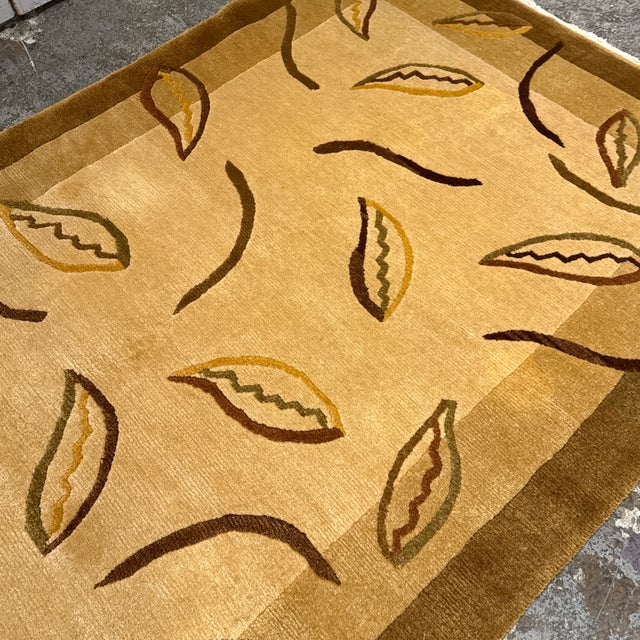 5Ft × 7Ft 6 in Tony Kitz Gallery Wool Area Rug For Sale - Image 11 of 12