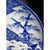 Large Japanese Hand-Painted Blue and White Dish, 19th Century For Sale - Image 5 of 11