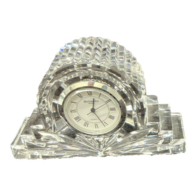 Waterford Crystal Desk Clock or Small Mantel Clock For Sale