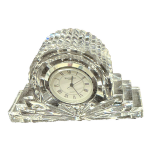 Waterford Crystal Desk Clock or Small Mantel Clock