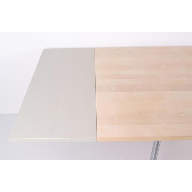 Model CH318 in Beech Dining Table with Extension Leaves by Hans J. Wegner for Tranekær Furniture, 2002 For Sale - Image 14 of 18