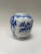Chinoiserie Small Blue and White Chinese Export Porcelain Jar For Sale - Image 3 of 8