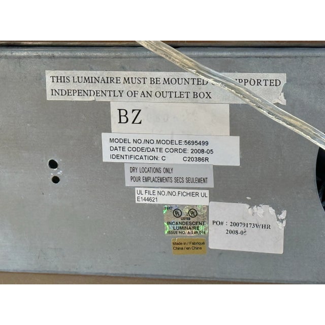 Glass William Sonoma Metropolitan Linear Glass Rod Chandelier For Sale - Image 7 of 12