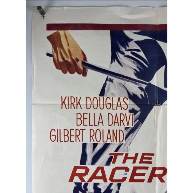 Original "The Racers" movie poster, 1961 22502 Excellent condition One sheet, for the film starring Kirk Douglas and...
