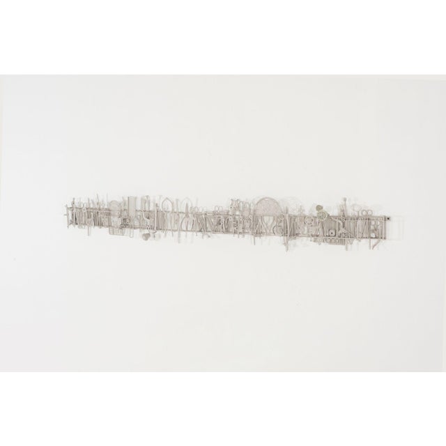 Max Neufeldt Metal Collage – Assemblage Sculpture 1990 For Sale In Chicago - Image 6 of 7
