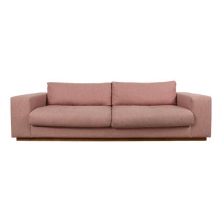 Sepia Fabric Three-Seater Rosé Pink Sofa from Bolia For Sale
