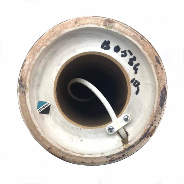 Mid-Century Modern Large Italian Table Lamp by Bitossi for Bergboms, 1960s For Sale - Image 3 of 4