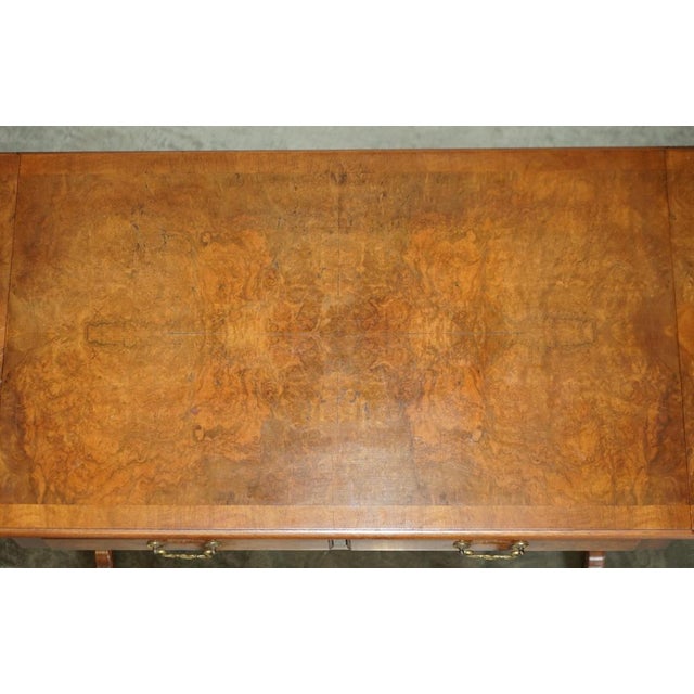 Vintage Burr Walnut Extending Coffee Table from Bevan Funnell For Sale - Image 13 of 18