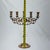 Early 20th Century 5 Candle Brass Polish Jewish Shabbat Candelabra "Lions of Judah" For Sale - Image 10 of 14
