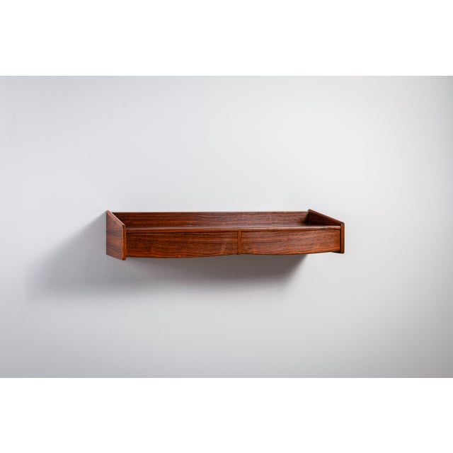 Wall Console with Two Drawers, 1960s For Sale - Image 6 of 15