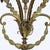 Bronze Pair of French Louis XV Laurel Wreath Bronze Double Candle Electric Wall Sconces C1900 For Sale - Image 8 of 12