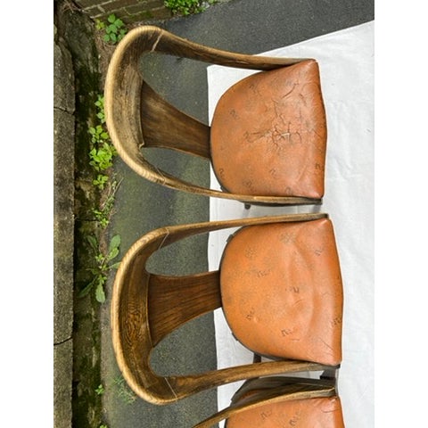 Wood Jack Van Der Molen for Jamestown Lounge Co. Chairs Set of 4 For Sale - Image 7 of 16