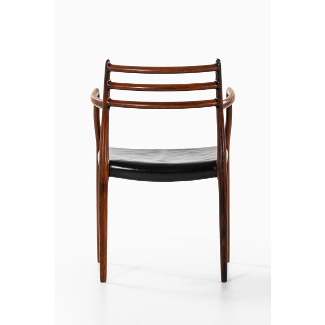 Model 62 Armchair attributed to Niels Otto Møller for J. L. Møllers Furniture Factory, 1960s For Sale - Image 8 of 12