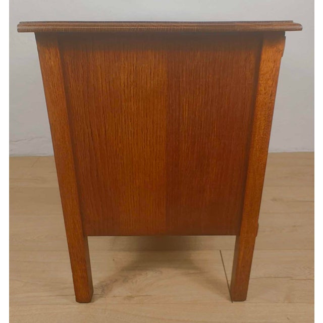 Vintage Farmhouse Chest of Drawers in Carved Oak, 1930 For Sale - Image 14 of 15