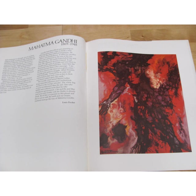 Paper 1979 "Great Men" by Umberto Romano 1st Printing Signed by the Artist With Drawing Art Book For Sale - Image 7 of 12