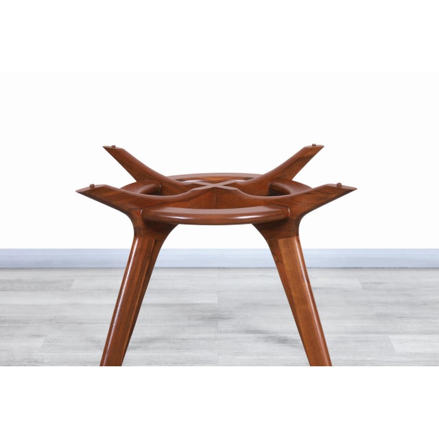 Mid-Century Modern Walnut Dining Table by Adrian Pearsall for Craft Associates For Sale - Image 9 of 13