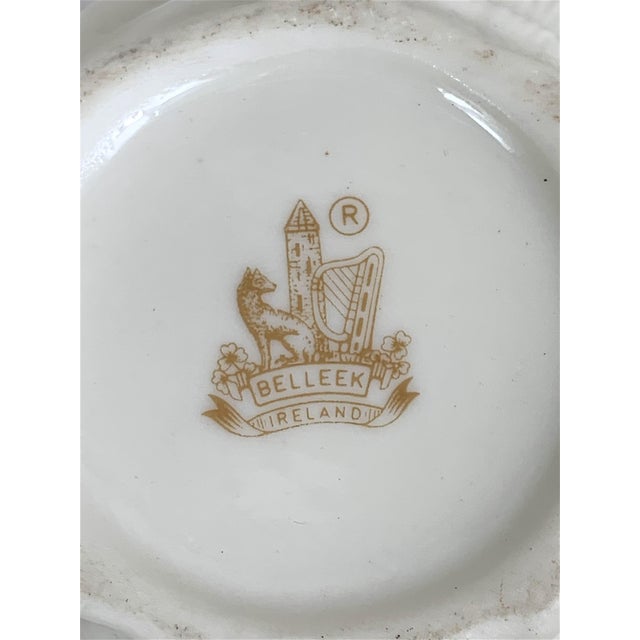 Vintage Belleek Rose Vase Chairish