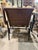 Woodgrain Tile Top Patio Table Dining Set - Six Chairs For Sale In Las Vegas - Image 6 of 7