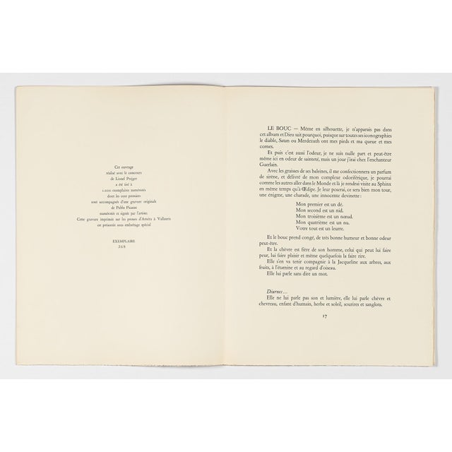 Black Pablo Picasso, Diurnes: Le corrigan du littoral, 1962, Offset Lithograph For Sale - Image 8 of 9